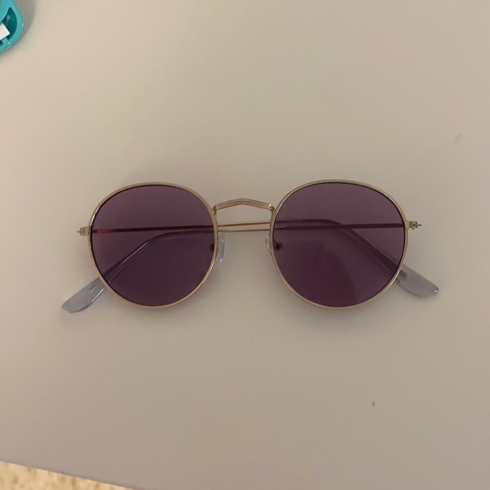 purple shade sunglasses